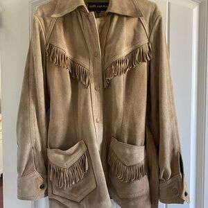 Chic Fringe Suede Jacket